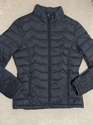 Black lightweight puffer jacket Jump&Fish size L like new
