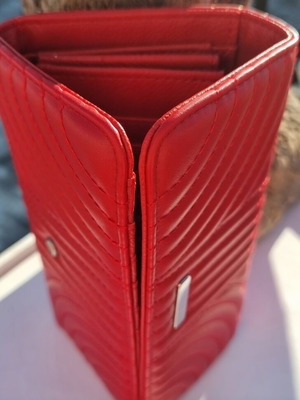 Large wallet new red