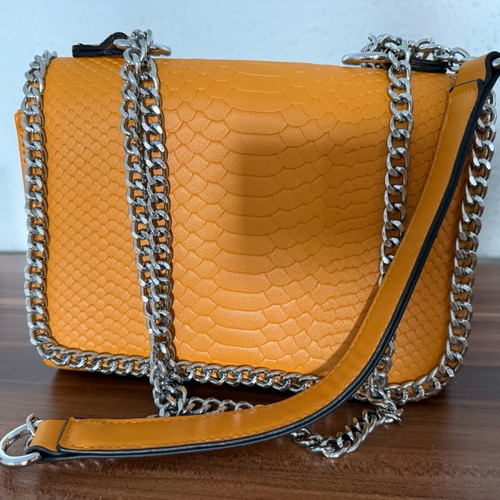 Women's shoulder bag new, yellow, stylish