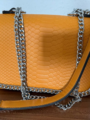 Women's shoulder bag new, yellow, stylish