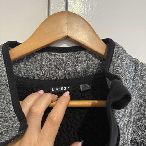 Jacket with wool lining like new, size Large