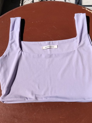 Mindiourstyle summer top like new, turquoise and blue, size S