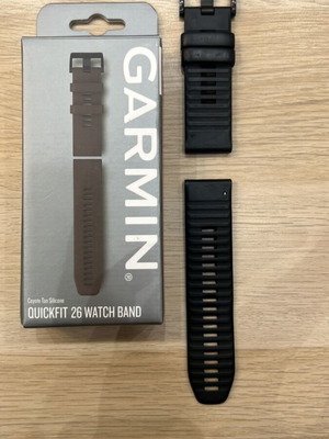 Garmin QuickFit 26mm watch band authentic, like new, black