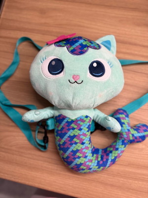 Plush Backpack Gabby's Dollhouse Mercat like new