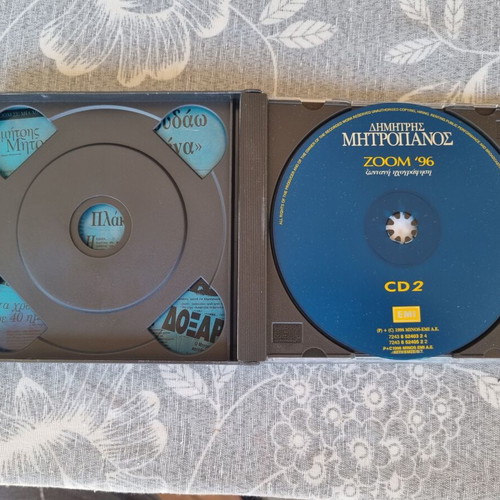 Dimitris Mitropanos Zoom '96 double CD like new, Greek folk