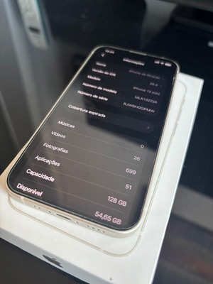 iPhone 13 Mini 128GB White as new