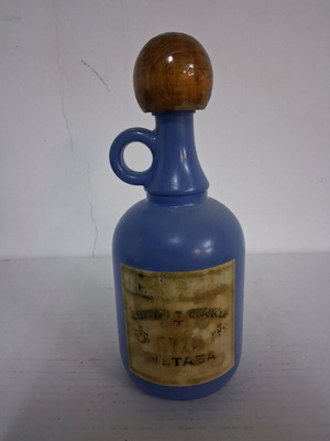 Metaxa ouzo empty bottle used