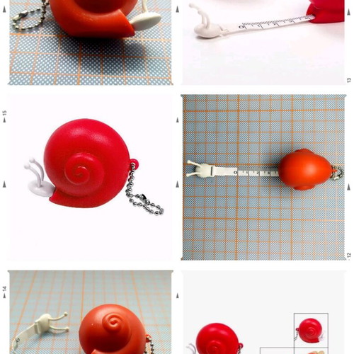 Folding Tape Measure Snail Shape New
