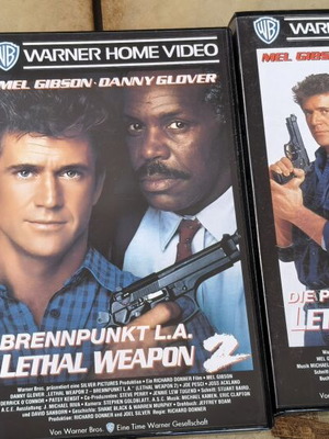 Lethal Weapon Trilogy VHS German Edition like new