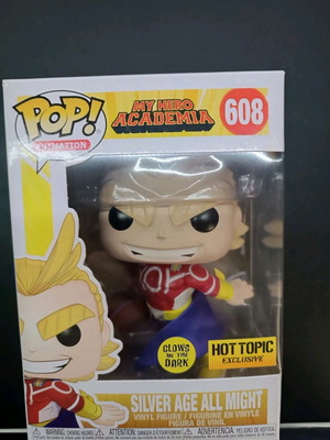 Funko Pop! My Hero Academia All Might Silver Age Hot Topic Exclusive new