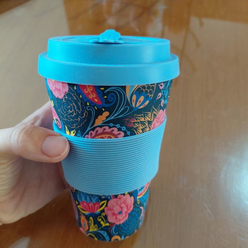 Bamboo Eco-Friendly Cup new, reusable, 400 ml