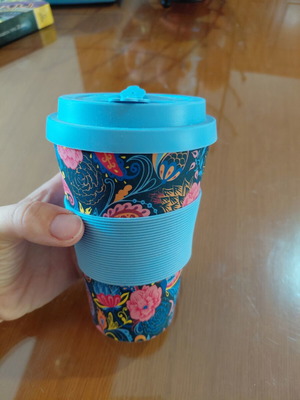 Bamboo Eco-Friendly Cup new, reusable, 400 ml