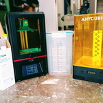 Anycubic Photon με Wash & Cure 2.0 σαν καινούργιο, αξεσουάρ και ρητίνη esun