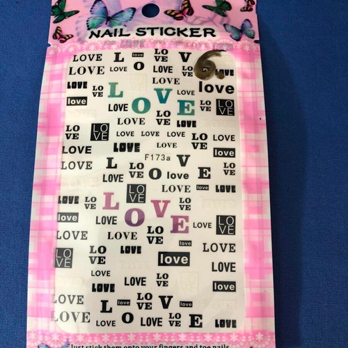 Nail sticker new, 15 x 9 cm