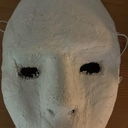 Theatre masks set of 6, gauze and plastic