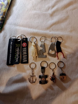 various keychains