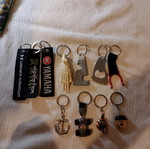 various keychains