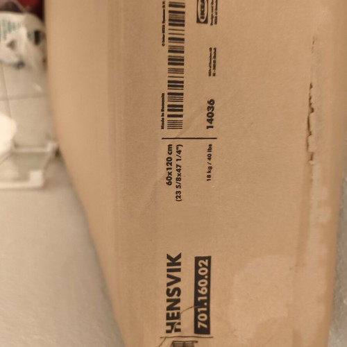 IKEA Hensvik baby cot with mattress gift