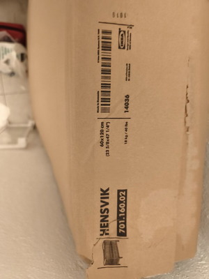 IKEA Hensvik baby cot with mattress gift