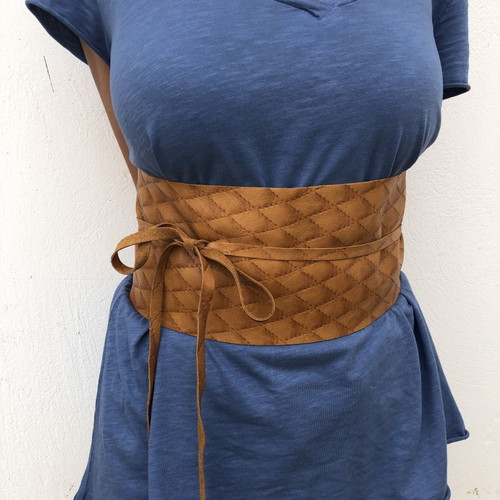 Leather belt