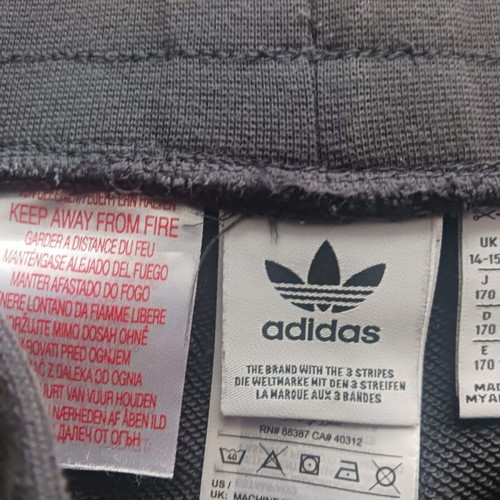Adidas tracksuit pants like new, size 170 cm, grey