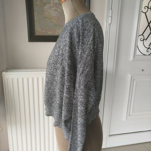 Bershka knitted sweater grey like new, size M