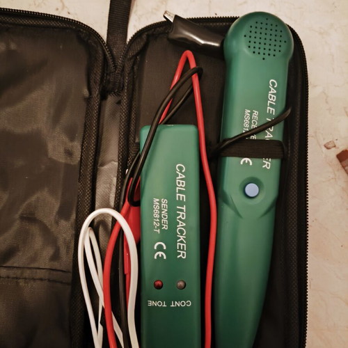 Cable Tracker set with sender and receiver