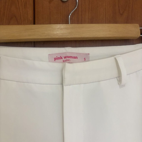 Summer pants Pink Woman like new, size S, white