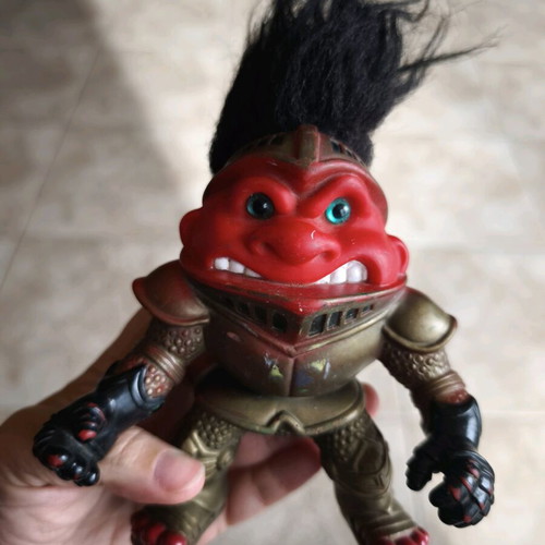 Battle Trolls Sir Knight Trollahad action figure used, Hasbro 1992