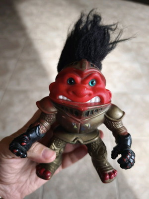 Battle Trolls Sir Knight Trollahad action figure used, Hasbro 1992