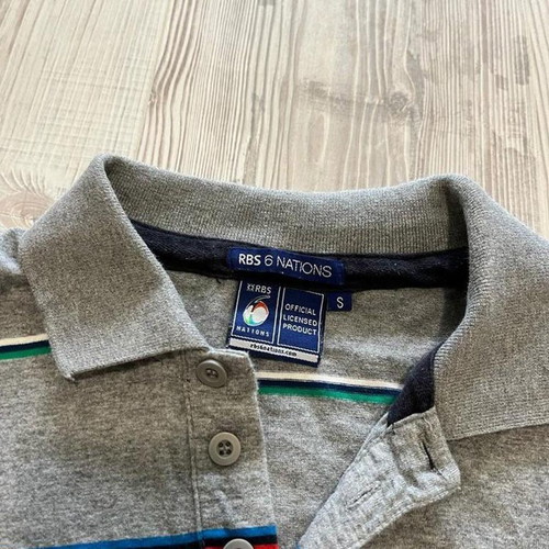 RBS Six Nations Rugby Championship Polo Shirt like new, men's size small
