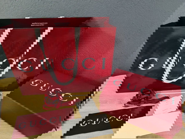 Gucci Συσκευασίες, Άδεια Σακούλα & Κουτί, Κορδέλα, Receipt Holder κ.ά.