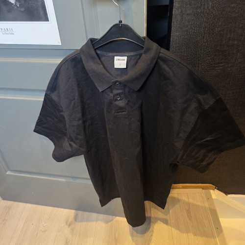 Gymshark poloshirt, black, size L
