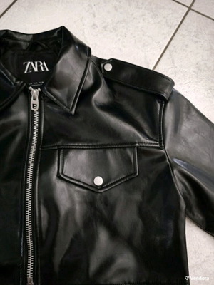 Zara jacket black like new, size S