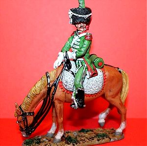 Del Prado Μολυβένια Στρατιωτάκια Trooper 2nd Regiment Italian Chasseurs 1812 Σε καλή κατάσταση. Το ξίφος και το τουφέκι έχουν ξεκολλήσει, μπρούν να κολληθούν. Τιμή 9 ευρώ