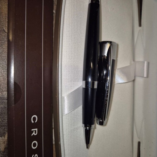 Cross pen new Chrome Rolling Ball Sable Herringbone
