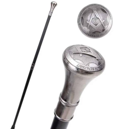 Masonic walking stick new with engraved details