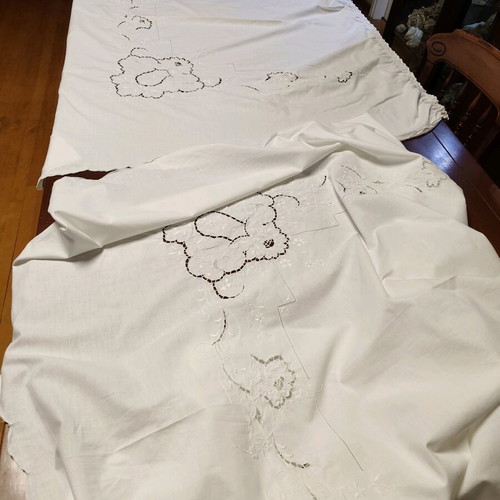 Handmade cut curtains like new