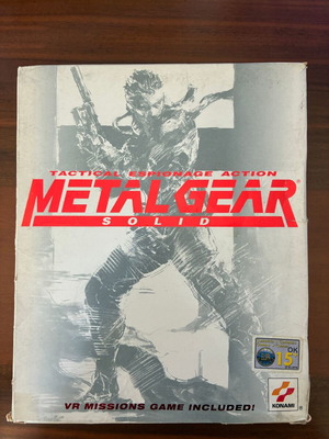 Metal Gear Solid PC game used, big box English release