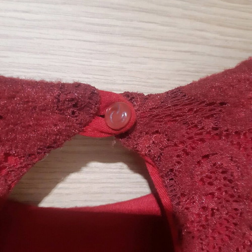 Paranoia dress deep red like new, size M