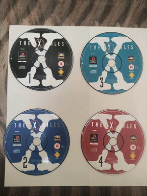 The X-Files PlayStation 1 game 4-disc set like new