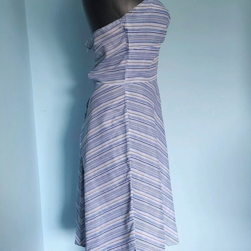 Handmade dress with bustier and open back like new