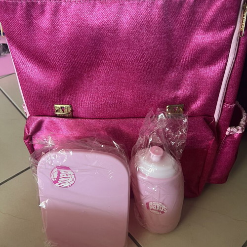 Barbie vintage backpack new with tags, Paxos, lunchbox and bottle