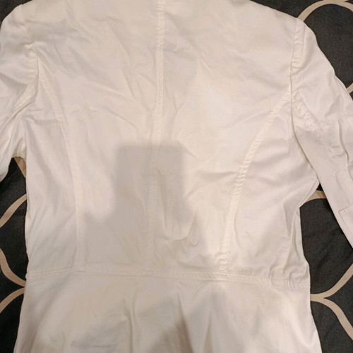Lussile women's white jacket like new, size M