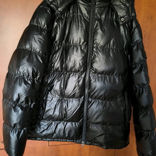 Staff men's winter puffer jacket black size XL regular fit