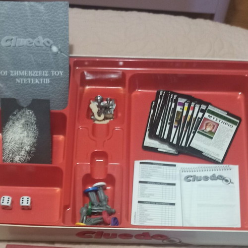 Cluedo detective board game
