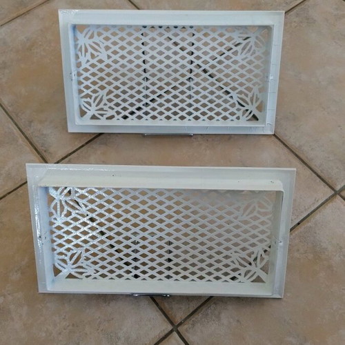 Fireplace grilles new, metal aluminum