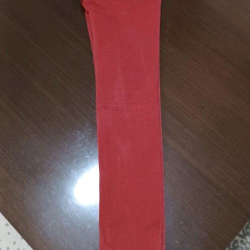 Maison Scotch women's denim pants used, dark red, size S