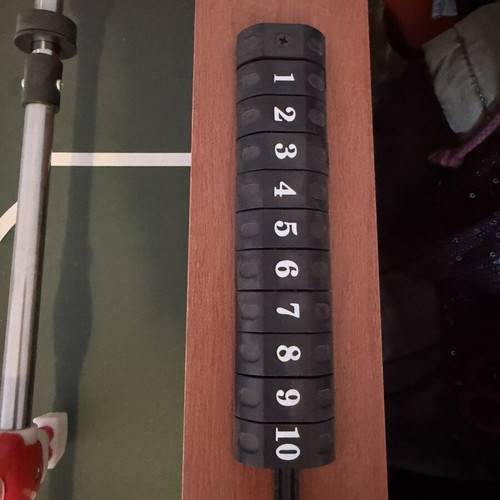 Wooden foosball table