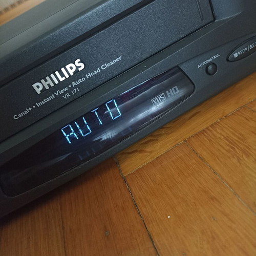 Philips VR171/16 video cassette recorder, used